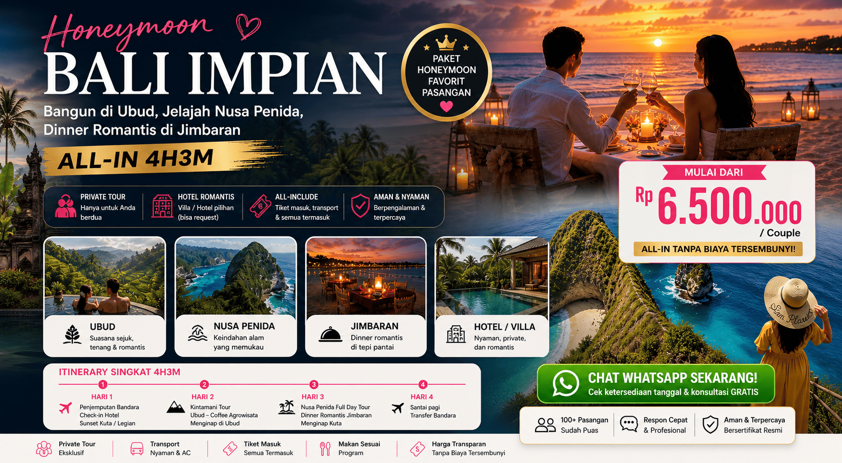 Paket Honeymoon Bali Promo